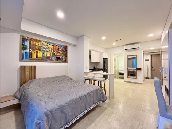 Venta Aparta-suite Amoblada En Cartagena Beach Resort En Crespo