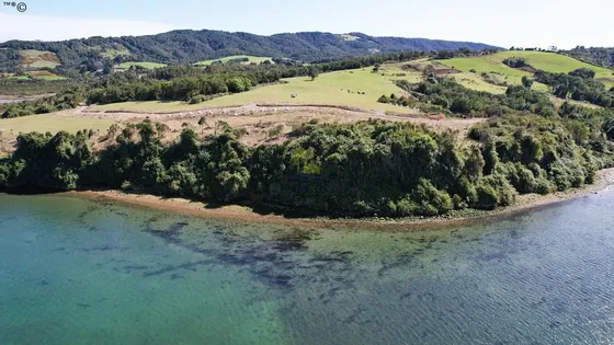 Vista Panoramica Condominio Luz Agua Soterrada Lacuy Chiloe