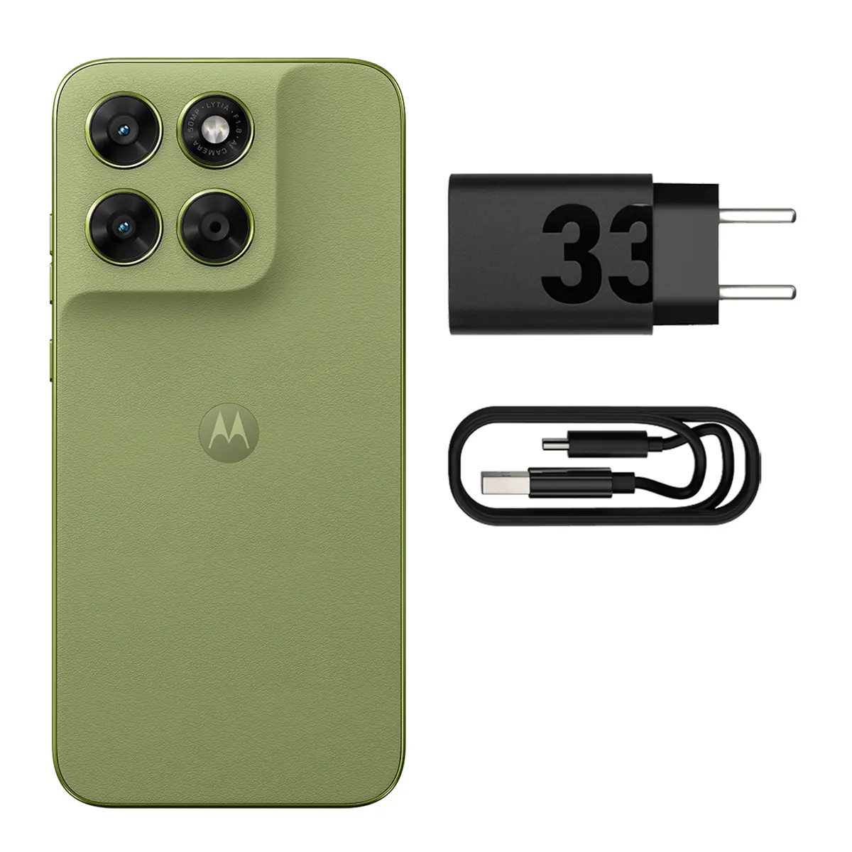 Smartphone Motorola Moto G67 5g - 128gb 12gb (4gb Ram + 8gb Ram Boost) Camera 50mp Sony Lytia 600, Tela 1.5k Extreme Amoled 120hz, Ultrarresistente - Verde Claro - Imagem 2