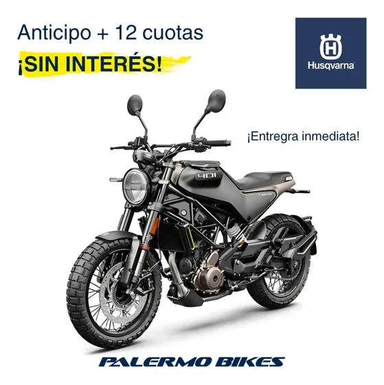 Husqvarna Svartpilen 401 Nueva En Stock Palermo Bikes