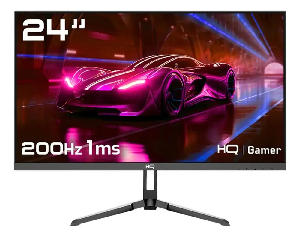 Monitor Gamer Hq Ultra 24 Ips 1ms 200hz Hq24ip200 Preto