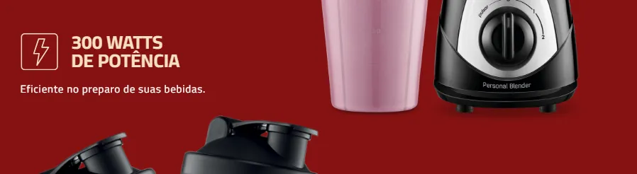 Personal Blender, Mondial, Preto/prata, 300W DG-01 - Imagem 3