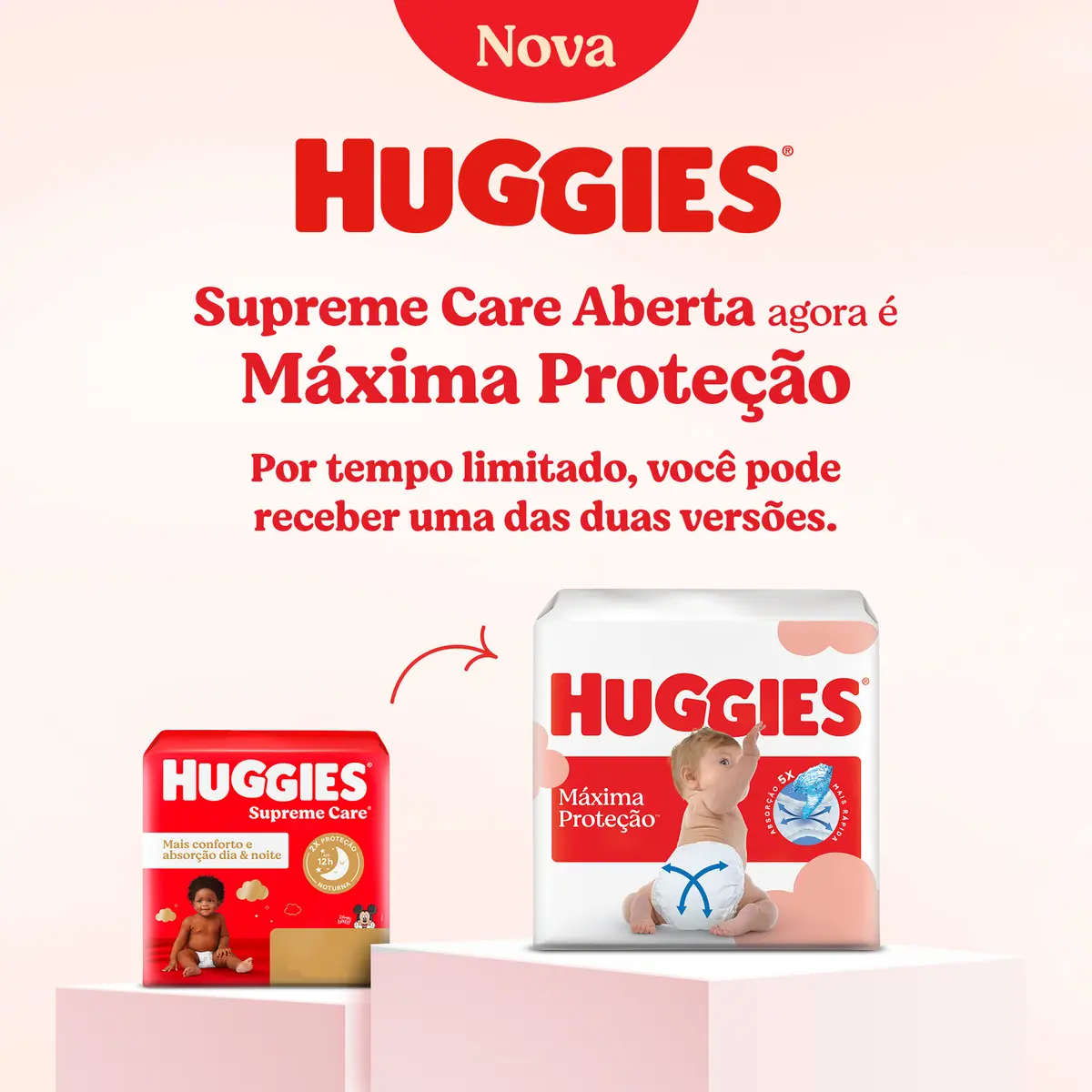 Huggies Fralda Descartável Máxima Proteção XXG - 58 Un