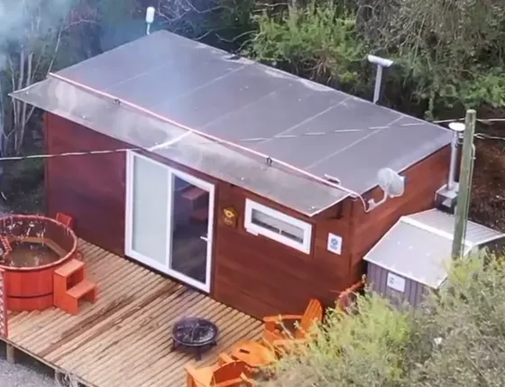 Cabaña Casa Módulo Transportable En Excelente Estado 18 M2