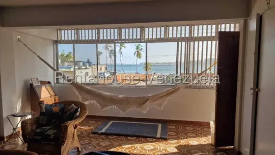 Emg Alquila Apartamento Con Vista Hermosa Al Mar En Pampatar, La Caranta, Isla De Margarita