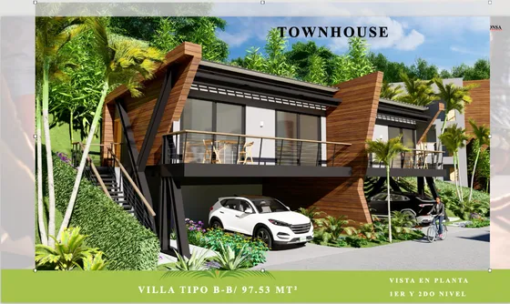 Veta De Villa  Tipo Townhouse En Las Terrenas. Entrega Junio 2025