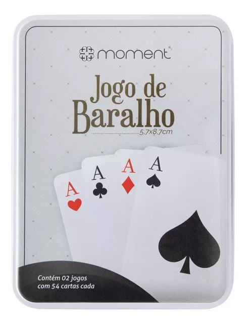 Kit 2 Jogo Carta Baralho P/ Truco Buraco Canastra - Original Line - Baralho  - Magazine Luiza