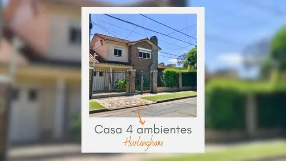 Casa 4 Ambientes En Venta Hurlingham Centro