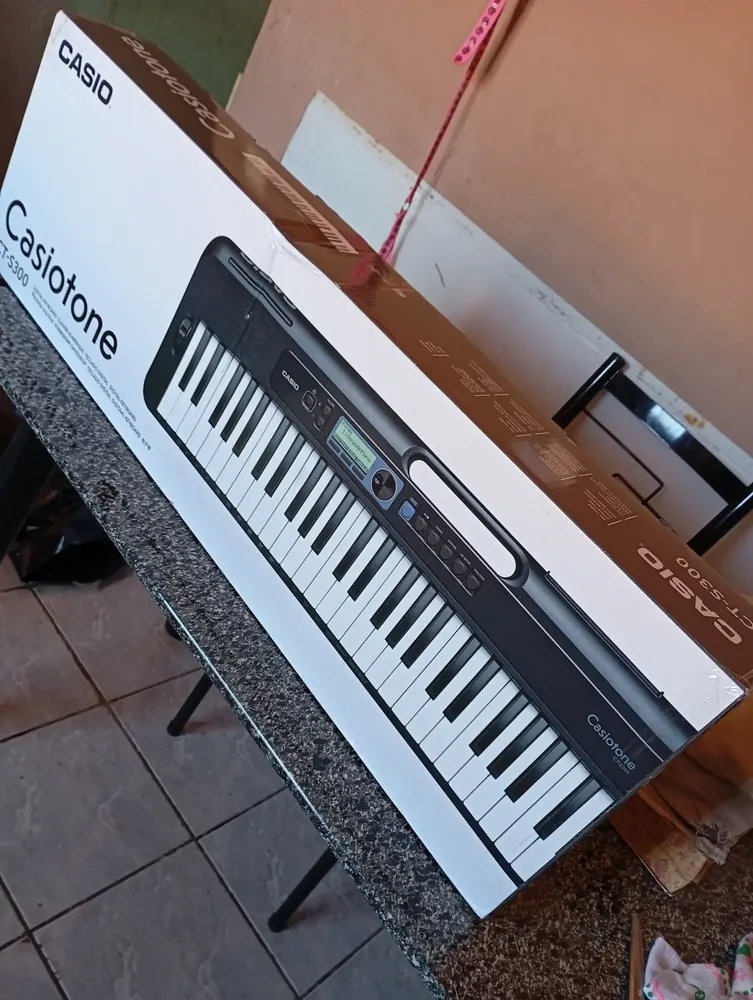 Teclado Casio 5/8 Casiotone Ct S300 Preto Musical Baruk | Frete grátis