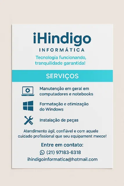 Consultorias, Manutenção De Computadores E Notebooks