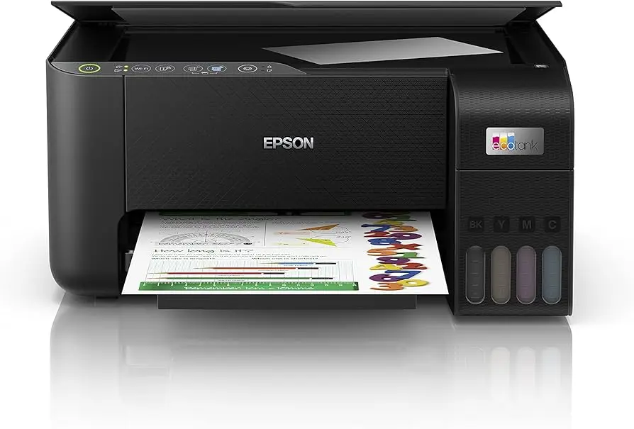 Impressora Multifuncional Cor Epson Ecotank L3250 Preto 127/220v