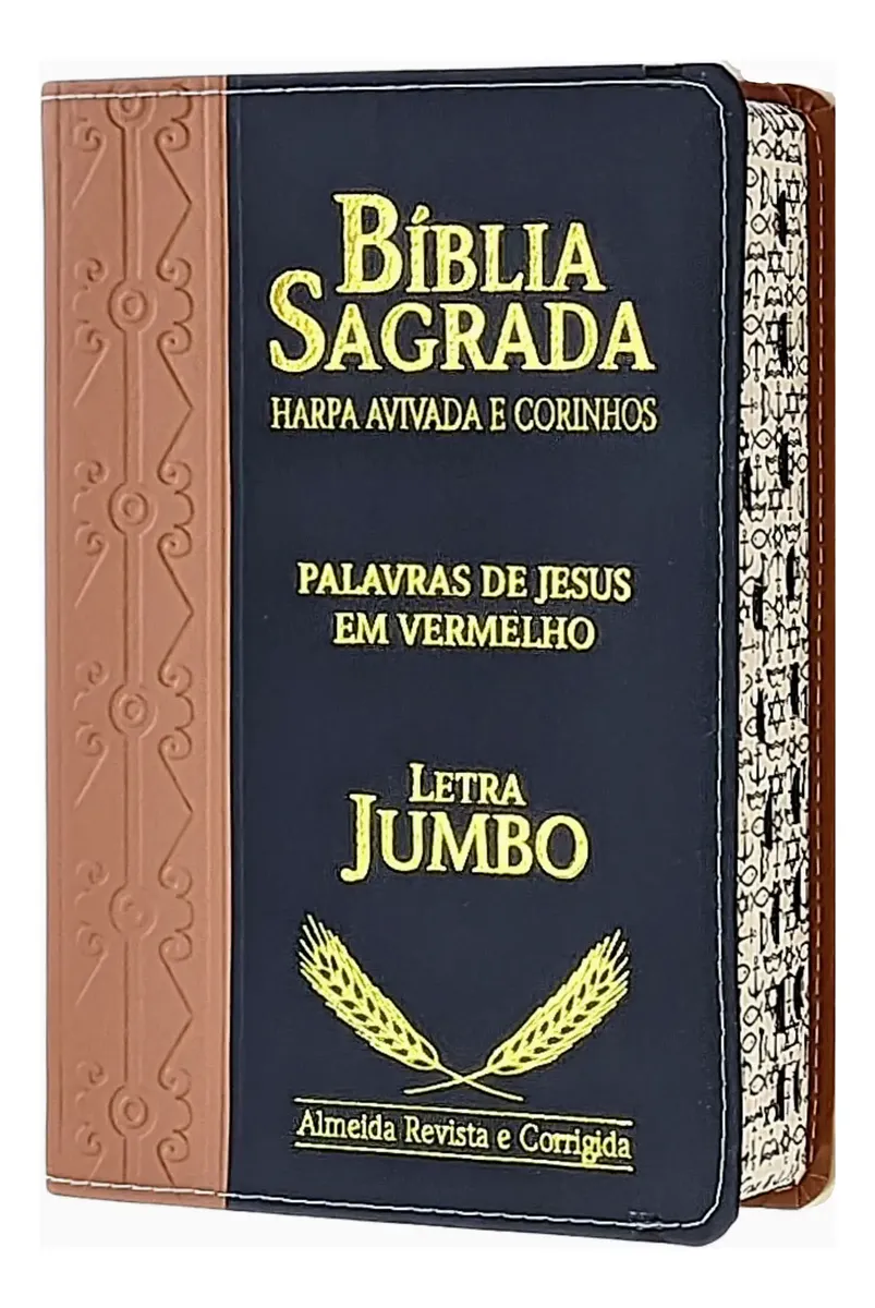 Bíblia Sagrada C/ Harpa - Letra Jumbo Extra Grande Bíblia Sagrada C/ Harpa