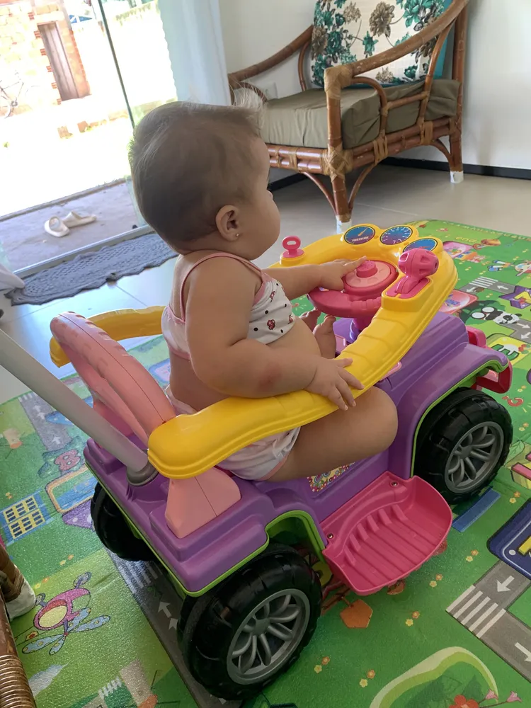 Carrinho Passeio Infantil Quadriciclo Maral Jip Jip Menino Cor Verde - Imagem 4