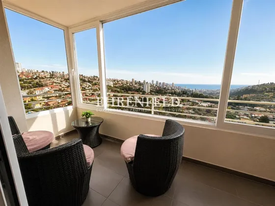 Jardín Del Mar, Reñaca. Costa Reñaca. 3 Dorm, Vista Al Mar.