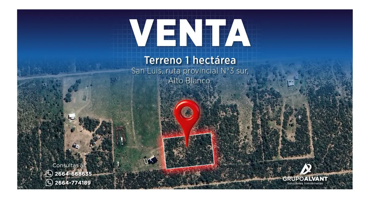 Land for Sale: 1 Hectare Plot on Provincial Route No. 3 South