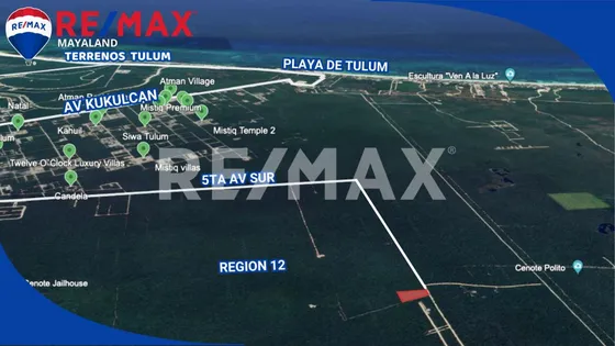 Oportunidad Lote De 7558 M2 A Solo 4.5 Km De La Playa De Tulum