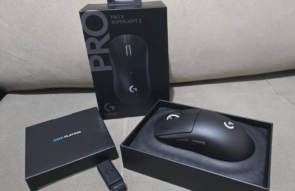 Mouse Sem Fio Logitech Pro X Superlight 2 Preto - 910-006629