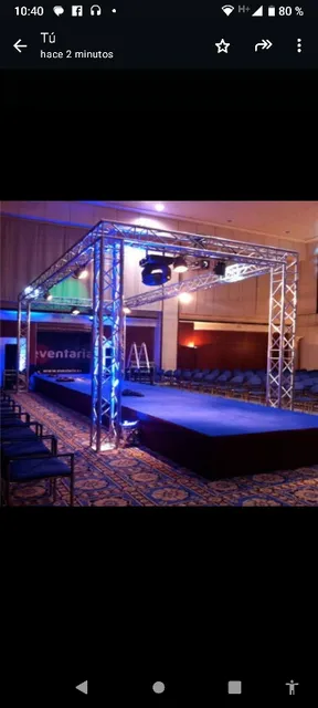 Tarima, Luces Y Sonido En Alquiler 