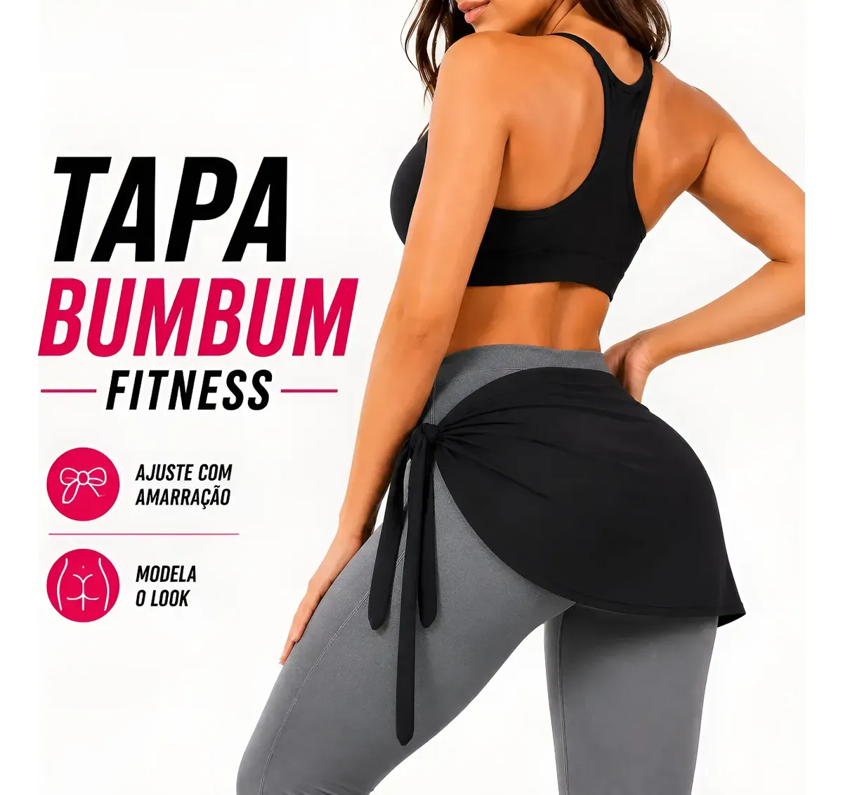 Tapa Bumbum Fitness de Amarrar para Academia