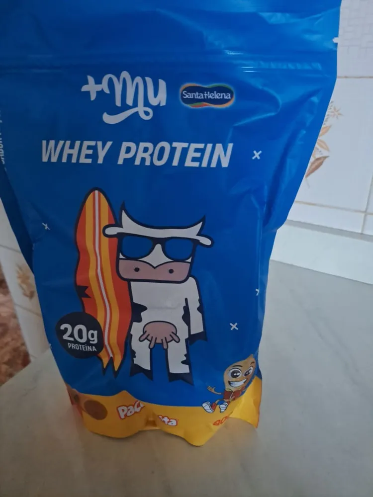 Whey Concentrado 20g De Proteína Refil 900g +mu - Paçoquita - Imagem 3