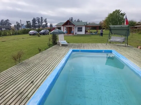 Hermosa Parcela Con Casa Y Cabaña En Codigua