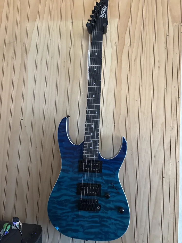 Guitarra Eletrica C. Ibanez Quilted Maple Grg120qasp-bgd Cor C