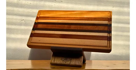 Tabla De Picar Madera Maciza 45x30 Cm Asado Artesanal Regalo