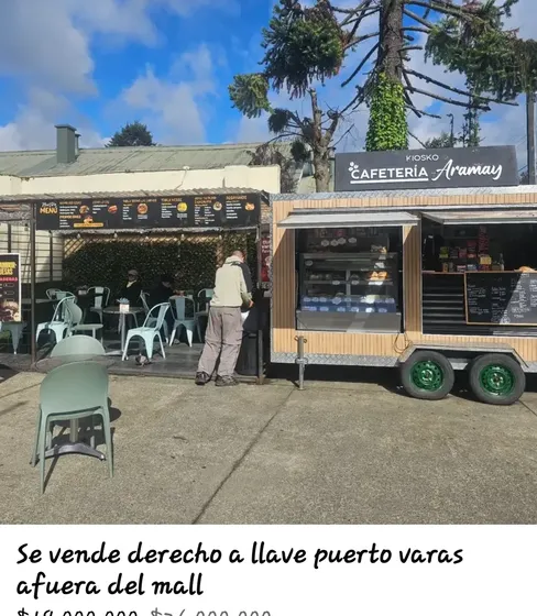 Venta De Derechos Foodtruck Equipado Más Terraza Y Bodega