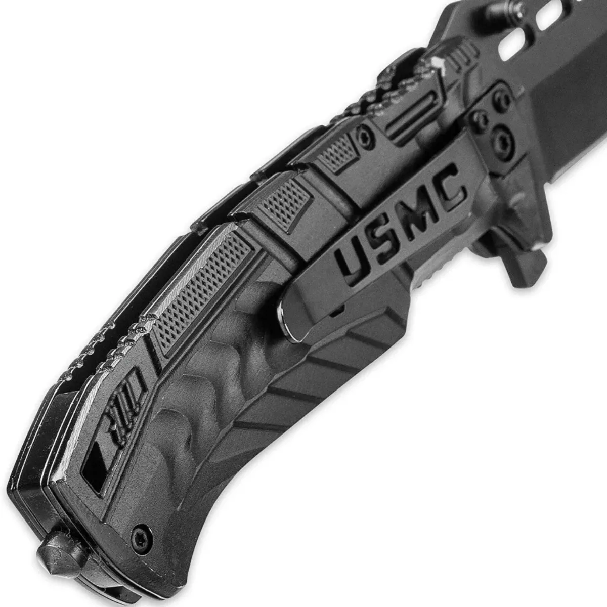 Imagem 5 de 5 de Canivete Tatico Semi Automatic Browning F117 Usmc Original