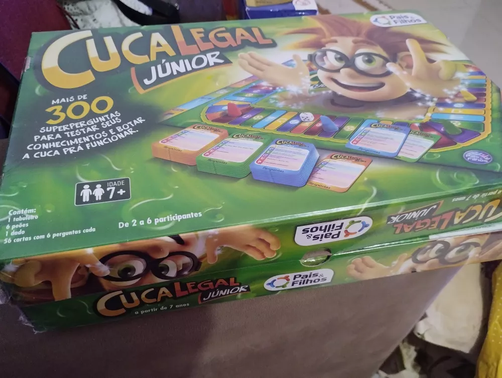 Jogo Cuca Legal Junior 300 Perguntas Conhecimentos Gerais