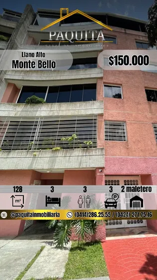 Apartamento En Llano Alto, Con 3 Habitaciones + Estudio