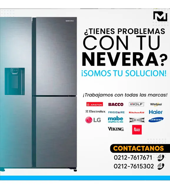 Tecnicos Nevera Freezer LG Viking Subzero Wolf Haceb Samsung