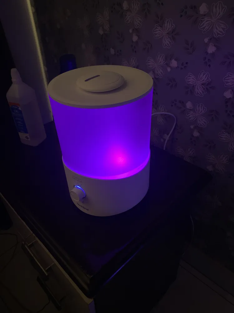 Umidificador De Ar Ultrassônico Dura 15 Hrs Tratar Renite  Branco 127/220v - Imagem 2