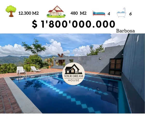 Hermosa Finca En Barbosa En Parcelación. Finca A 6 Minutos De La Autopista En Barbosa. Finca Con Amplios Espacios En Barbosa. Finca En Venta En Zona De Lujo. Finca De Más De Una Hectárea En Barbosa