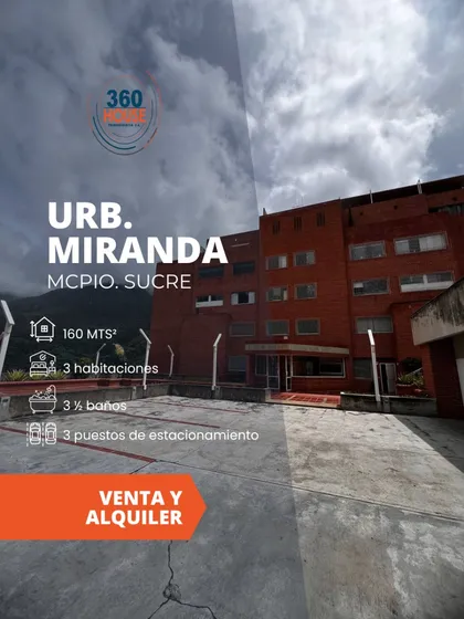 Alquiler O Venta De Apto En Urb Miranda, Mcpio Sucre Yr