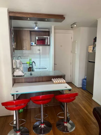 Depto 2 Dorm. Mariposa 51m2 Santiago. (75627)