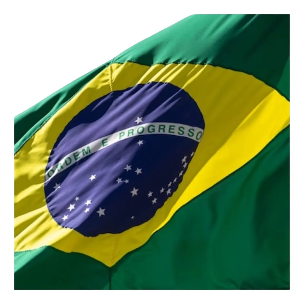 Bandeira do Brasil 3x2 m dupla face NOVA MIX