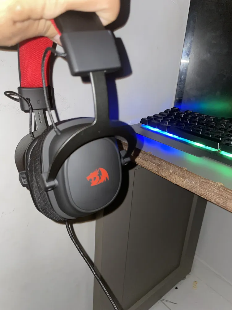 Headset Gamer Redragon Zeus Lite Preto P3 H510-lt Preto - Imagem 2