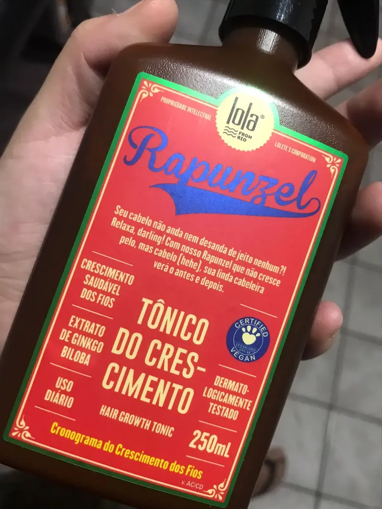 Tônico Capilar Rapunzel Para Crescimento E Queda de Cabelo Lola ...