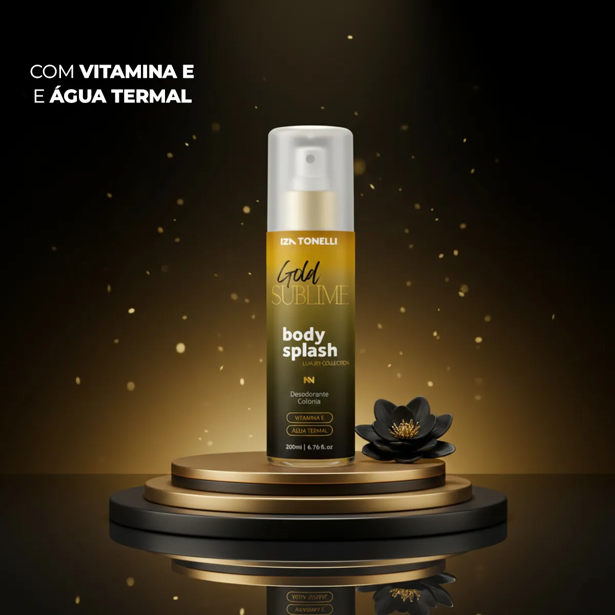 Kit 4 Body Splash Feminino 200ml Perfume De Luxo Colônia Iza - Imagem 4
