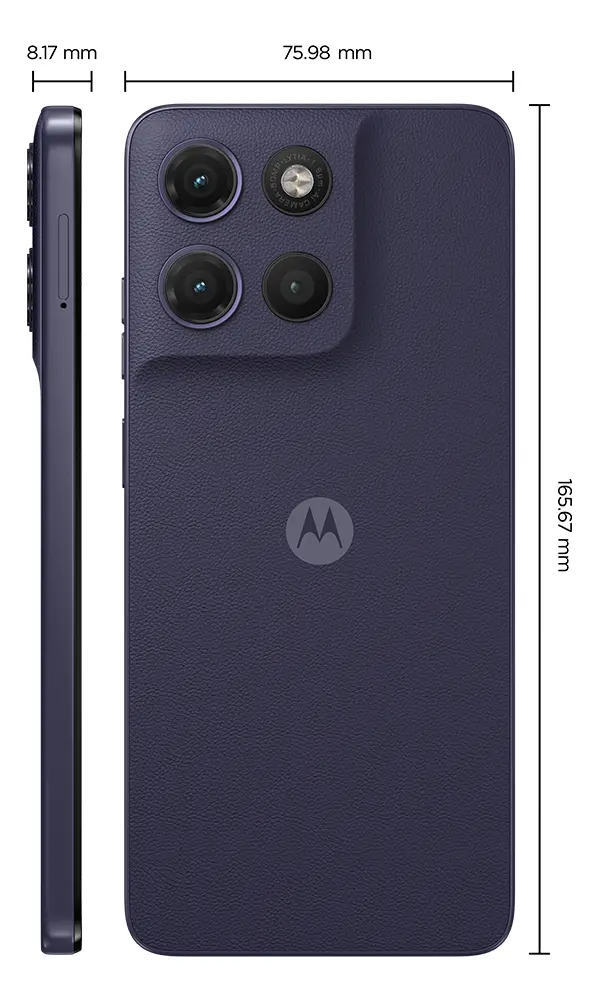 Smartphone Motorola Moto G17 4g - 256gb 12gb (4gb Ram + 8gb Ram Boost) Camera 50mp Sony Lytia 600, Tela Fhd+ 60hz, Bateria 5200 Mah - Roxo - Imagem 2