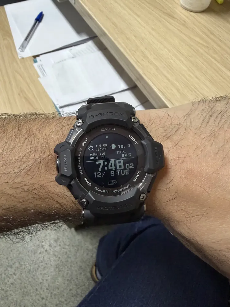 Relógio Casio G-shock GBD-H2000-1BDR Cor da pulseira: preto