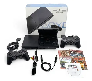 Sony Playstation 2 Slim Model Scph 70000 Completo Ps2 | Mercado Livre