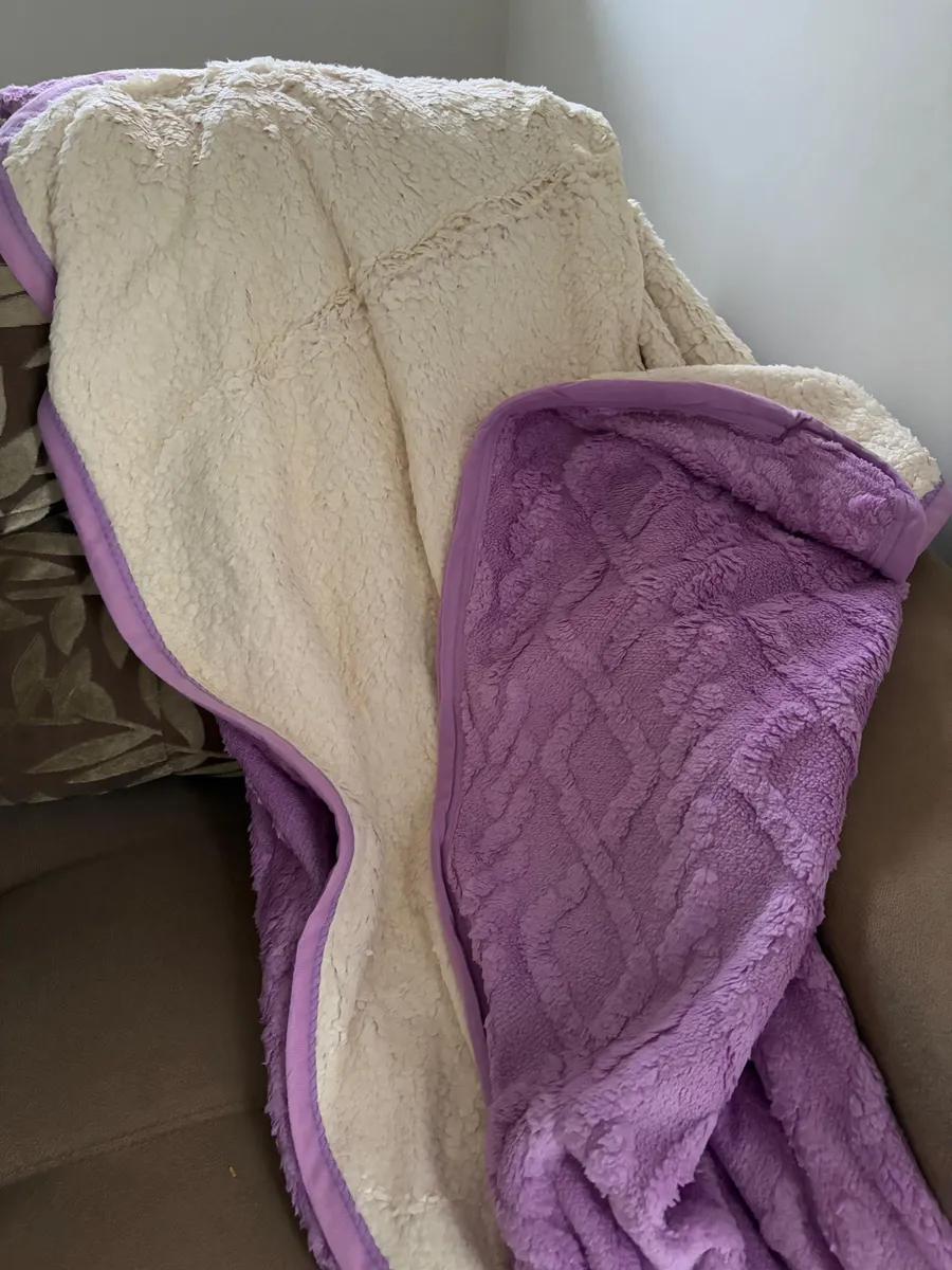 Coberta Casal Queen Com Sherpa Para Inverno Lá Carneiro