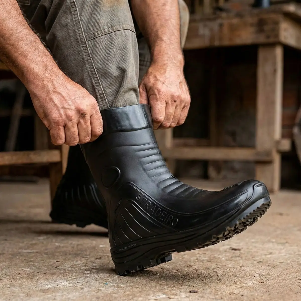 Bota Chuva Impermeavel Motociclista Moto Motoboy Motoqueiro