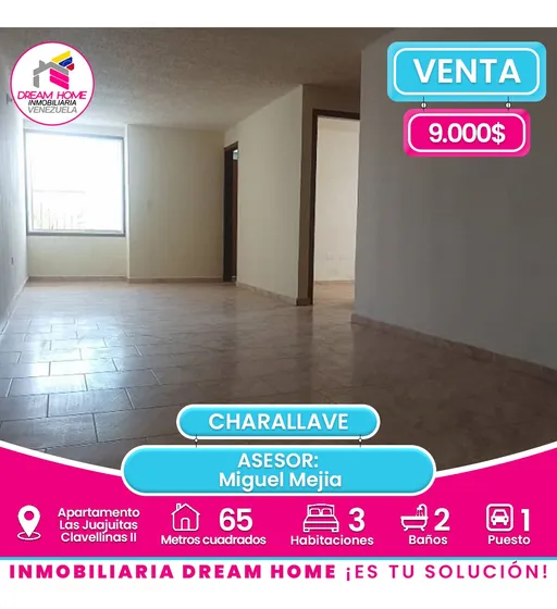 Apartamento En Venta Urb. Las Juajuitas, Clavellinas Ii - Charallave 