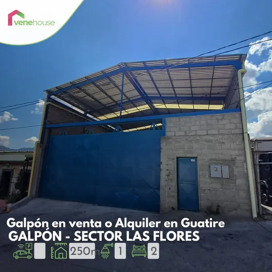 Galpón En Alquiler, Sector Las Flores, Guatire