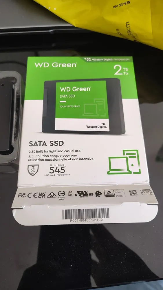 interno Western Digital WD Green WDS200T2G0A 2TB preto