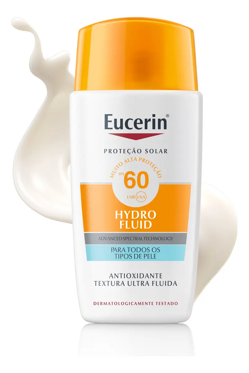 Protetor solar facial Ultra Fluido Fps 60 50ml Hydro Fluid EuCERIN