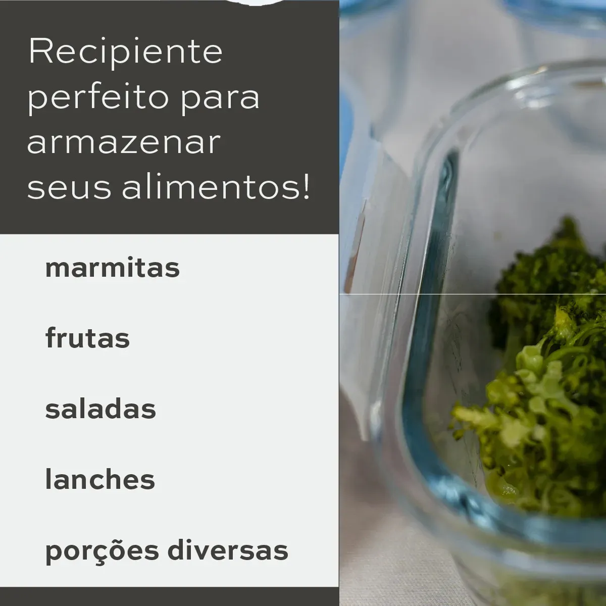 Pote de vidro hermético 6